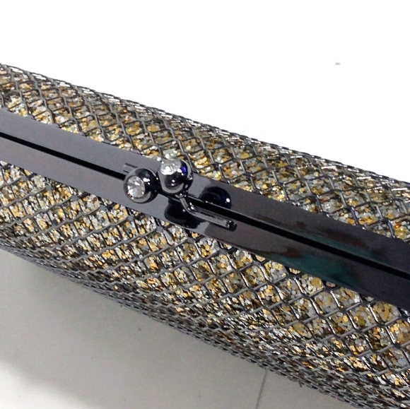 Hard Metallic Bronze Clutch - Picture 4 of 5